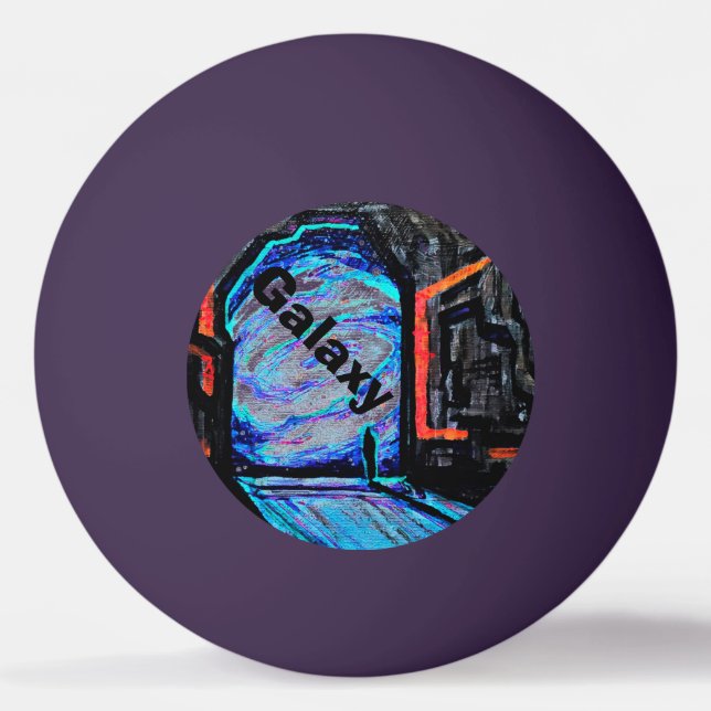 Alone with the Shiny Abyss Ping Pong Ball (Front)