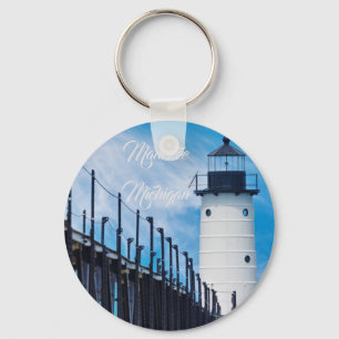 Along Manistee Keychain