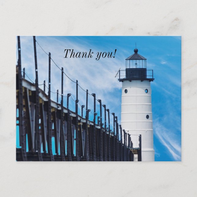Along Manistee Thank you Postcard (Front)