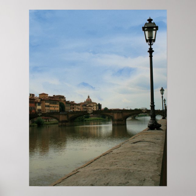 Along the Arno River Poster (Front)