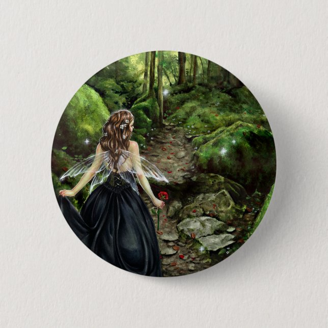 Along the Forest Path Button (Front)