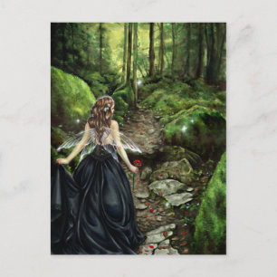 Along the Forest Path Postcard