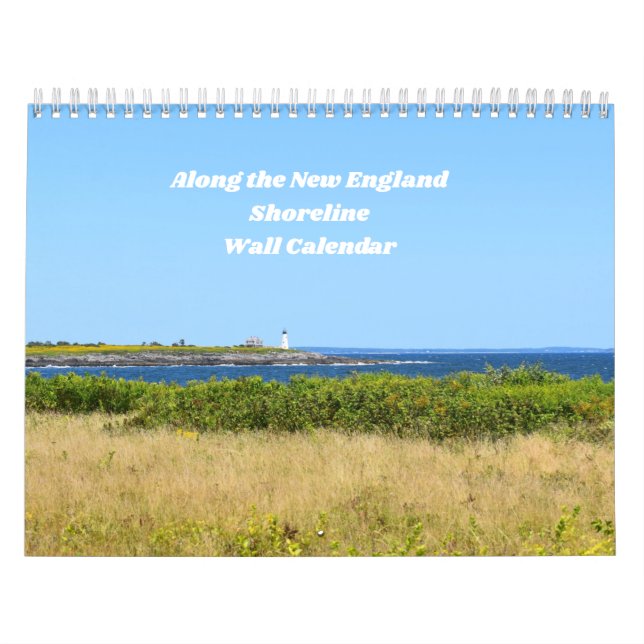 Along the New England Shoreline Wall Calendar (Cover)