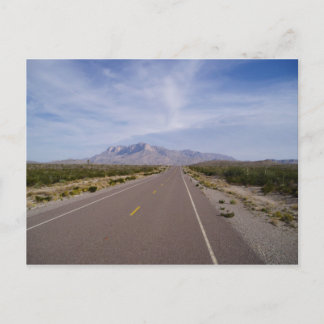 Along the Road - El Capitan - Guadalupe Mountains Postcard