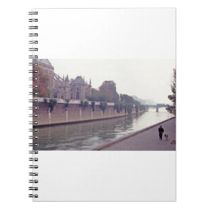 Along The Seine, Walking The  Dog Notebook
