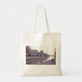 Along The Seine, Walking The Dog Tote Bag