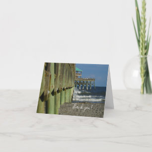 Alongside Folly Pier Thank You Card