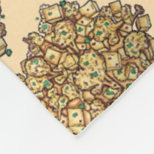 Aloo Gobi Potatoes Cauliflower Indian Food Cuisine Fleece Blanket
