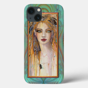 Aloof Beautiful Woman Fantasy Abstract Art iPhone 13 Case