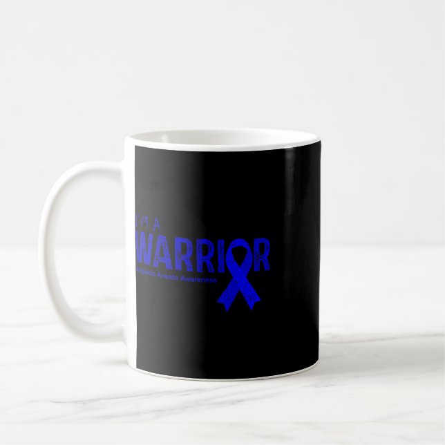 Alopecia Areata Awareness Warrior  Coffee Mug (Left)