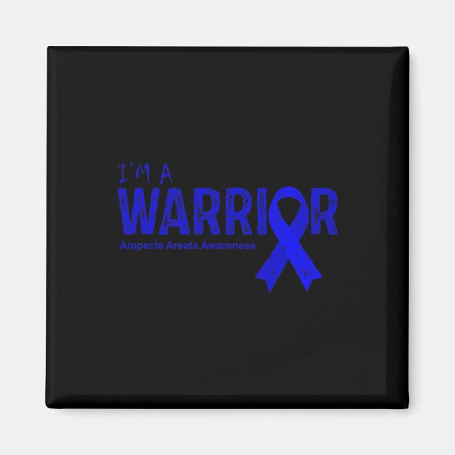 Alopecia Areata Awareness Warrior  Magnet (Front)