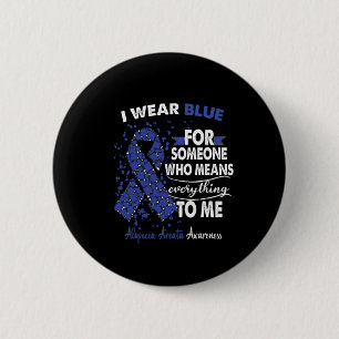 Alopecia Areata Awareness Warrior Support Survivor 2 Inch Round Button