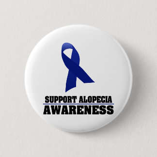 Alopecia Awareness 2 Inch Round Button