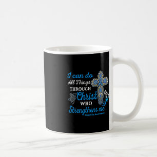 Alopecia Awareness Alopecia Warrior Christ Coffee Mug