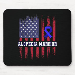 Alopecia Awareness Hair Loss Warrior Choice Surviv Mouse Pad