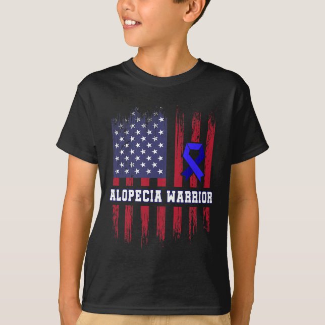 Alopecia Awareness Hair Loss Warrior Choice Surviv T-Shirt (Front)