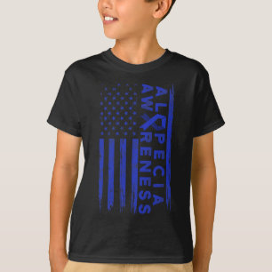 Alopecia Awareness Hair Loss Warrior Enduring Surv T-Shirt