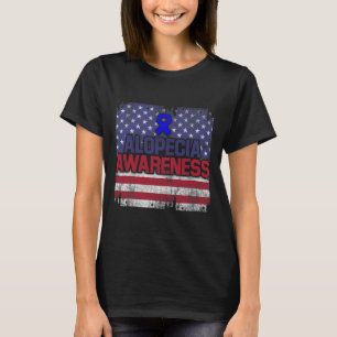 Alopecia Awareness Hair Loss Warrior Fights Surviv T-Shirt