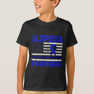 Alopecia Awareness Hair Loss Warrior Inspire Survi T-Shirt
