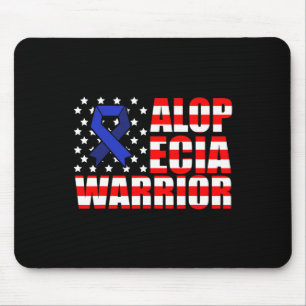 Alopecia Awareness Hair Loss Warrior Medical Survi Mouse Pad