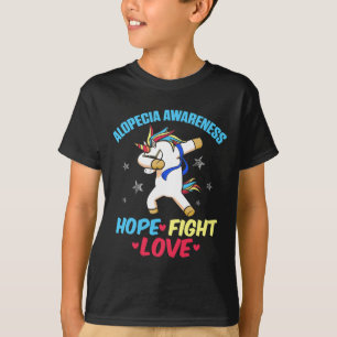 Alopecia Awareness Hair Loss Warrior Strength Surv T-Shirt
