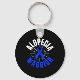 Alopecia Awareness Hair Loss Warrior Therapeutic S Keychain
