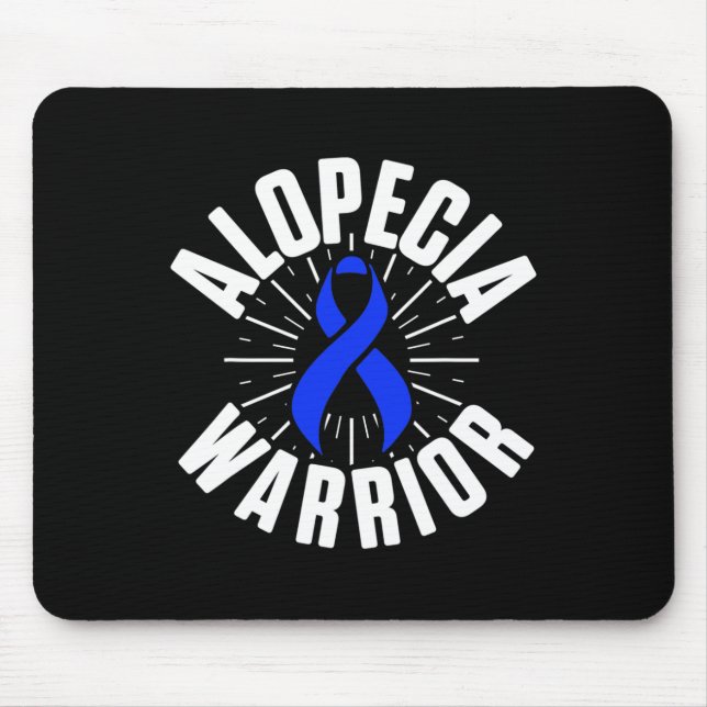 Alopecia Awareness Hair Loss Warrior Therapeutic S Mouse Pad (Front)