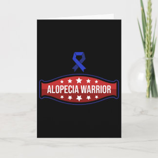Alopecia Awareness Hair Loss Warrior Therapy Survi Card