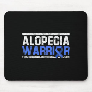 Alopecia Awareness Hair Loss Warrior Tool Flag Sur Mouse Pad