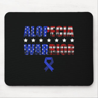 Alopecia Awareness Hair Loss Warrior Treating Surv Mouse Pad