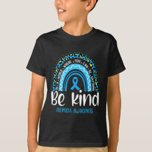 Alopecia Awareness Leopard Rainbow Choose Kindness T-Shirt