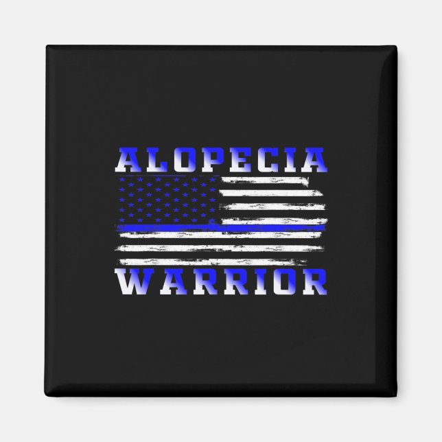 Alopecia Usa Flag United States Flag Support  Magnet (Front)