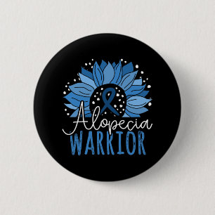 Alopecia Warrior1  2 Inch Round Button