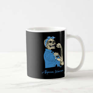 Alopecia Warrior Awareness Support Strong Skeleton Coffee Mug