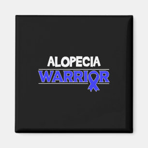 Alopecia Warrior Hair Loss Awareness Ribbon  Magnet