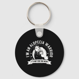 Alopecia Warrior NFTW - Alopecia Awareness Keychain