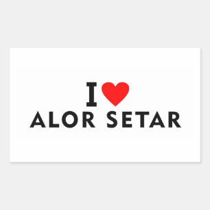 Alor Setar Malaysia love city heart like travel Sticker
