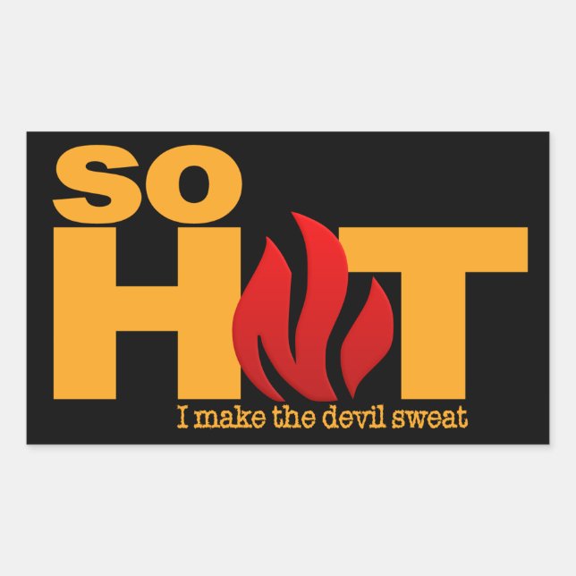 ALORS des autocollants HOT personnalisés (Devant)