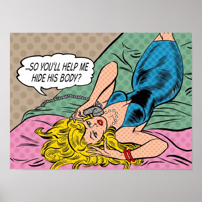 "Alors, tu m'aideras à cacher son corps ?" Affiche (Devant)