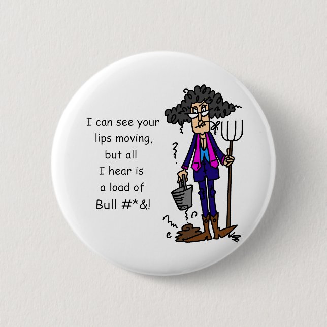 Alot of BS 2 Inch Round Button (Front)