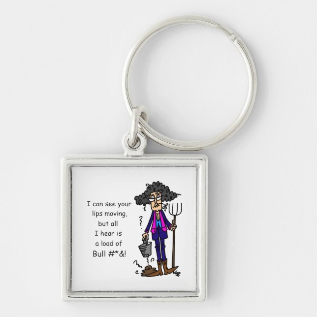 Alot of BS Keychain (Front)