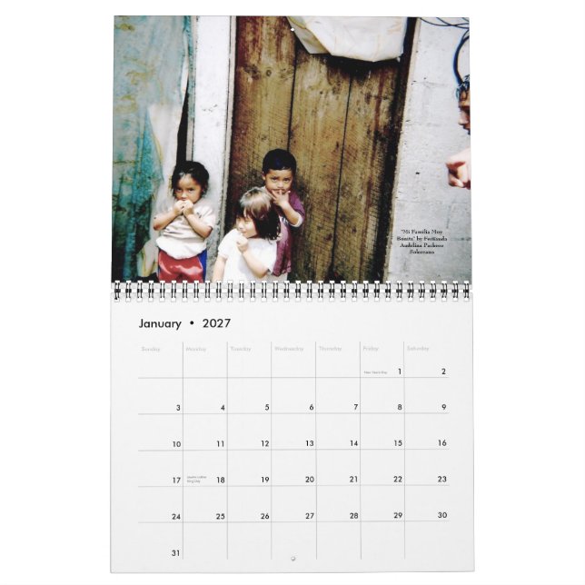 Alotenango Calendar (Jan 2027)