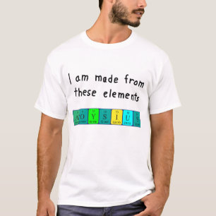 Aloysius periodic table name shirt