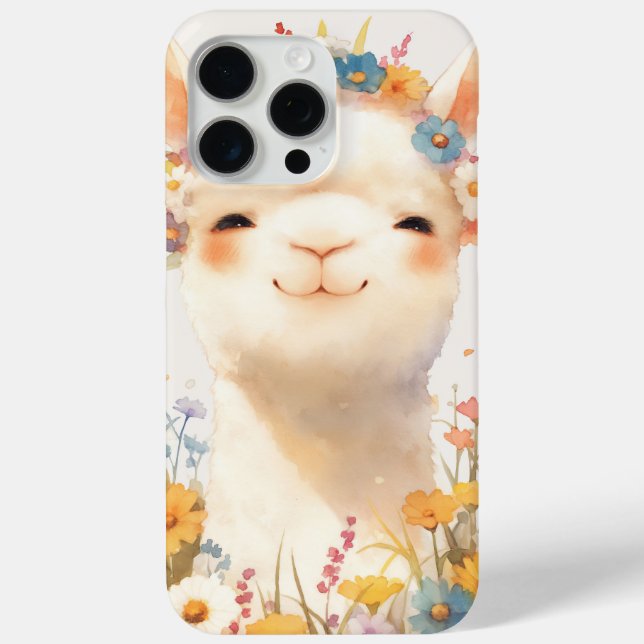 Alpaca A Meadow of Joy Case-Mate iPhone Case (Back)