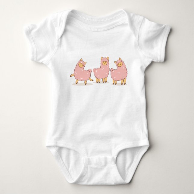 Alpaca Baby Bodysuit (Front)