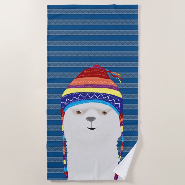 Alpaca Beach Towel (Front)