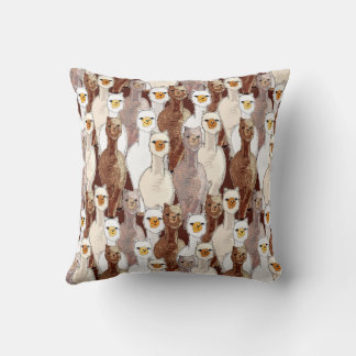 Alpaca Bliss Throw Pillow