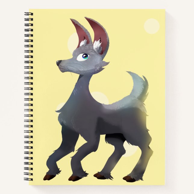 Alpaca Bunny - Ultimate Grey/Illuminating Notebook (Front)