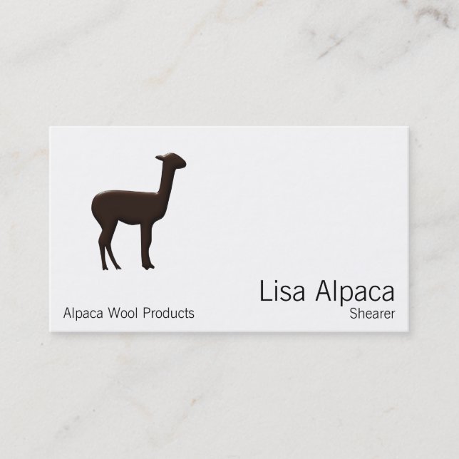 Alpaca Business Card (Front)