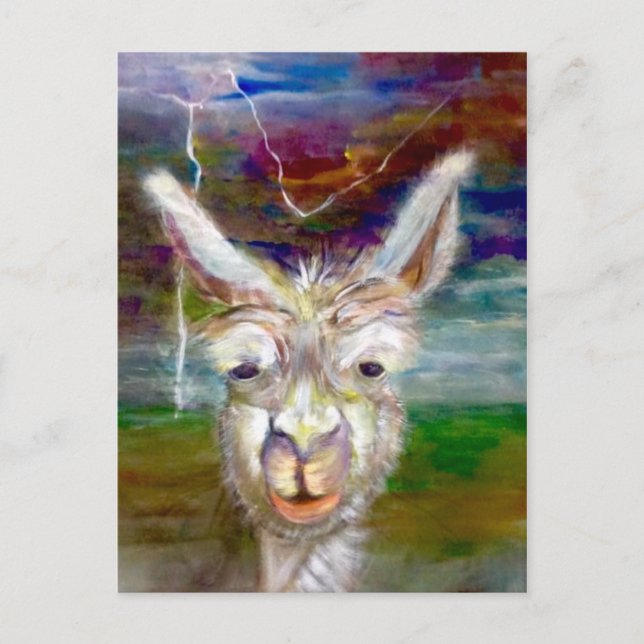 Alpaca - Carte postale Oncle Glen (Devant)